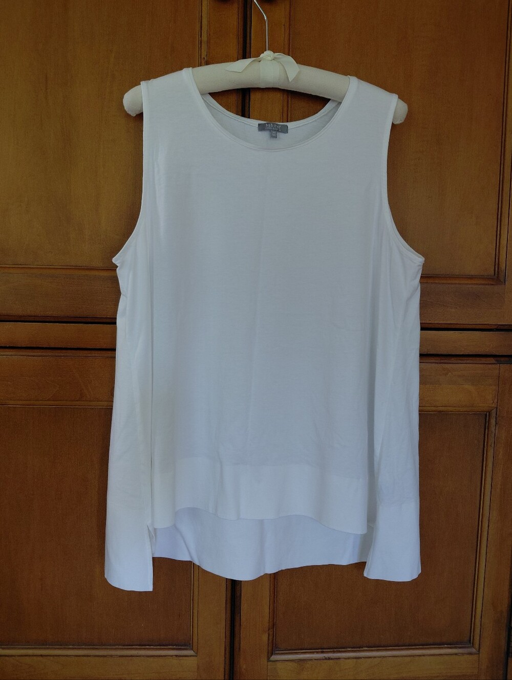 Habitat Clothes To Live In White Sleeveless Top Shirt XXL